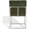 image:imageSafavieh Home Collection Jenette Hemingway Black Velvet Side ChairForest GreenSilver