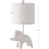 image:imageSafavieh Kids Lighting Collection Ellie Elephant Grey Ceramic 20inch Bedroom Living Room Home Office Desk Nightstand Table Lamp LED Bulb IncludedWhite