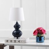 image:imageSafavieh Kids Lighting Collection Eva Navy Double Gourd 19inch Bedroom Living Room Home Office Desk Nightstand Table Lamp LED Bulb IncludedNavy