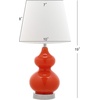image:imageSafavieh Kids Lighting Collection Eva Navy Double Gourd 19inch Bedroom Living Room Home Office Desk Nightstand Table Lamp LED Bulb IncludedOrange