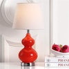 image:imageSafavieh Kids Lighting Collection Eva Navy Double Gourd 19inch Bedroom Living Room Home Office Desk Nightstand Table Lamp LED Bulb IncludedOrange