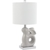 image:imageSafavieh Kids Lighting Collection Ruby Rabbit Grey Ceramic 19inch Bedroom Living Room Home Office Desk Nightstand Table Lamp LED Bulb IncludedGray