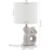 image:imageSafavieh Kids Lighting Collection Ruby Rabbit Grey Ceramic 19inch Bedroom Living Room Home Office Desk Nightstand Table Lamp LED Bulb IncludedGray