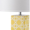 image:imageSafavieh Lighting Collection Quatrefoil Yellow Table Lamp Set of 2Yellow  Set of 2