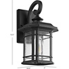 image:imageSafavieh Lighting Lolia Black Outdoor Wall Lantern LED Bulb Included