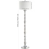 image:imageSafavieh Lighting Wilhelmina Chrome 62inch Floor Lamp LED Bulb Included