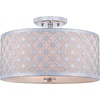 image:imageSAFAVIEH Collection Hutch 3 16 Flush Mount LightChrome
