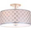 image:imageSAFAVIEH Collection Hutch 3 16 Flush Mount LightSilver