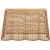 image:imageSAFAVIEH Couture  Jilliette Natural Rattan Console Table  Handwoven Boho Coastal Design  Sculptural Base  Fully Assembled  Ideal for Entryway Living Room 52 W x 193 D x 315 H CWK3024ANatural