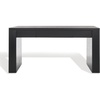 image:imageSAFAVIEH Couture Collection  Deborah Black Elm Wood Desk Modern Writing Table with Drawer Storage SFV2313BBlack