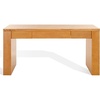 image:imageSAFAVIEH Couture Collection  Deborah Black Elm Wood Desk Modern Writing Table with Drawer Storage SFV2313BNatural