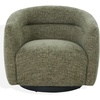 image:imageSAFAVIEH Couture Collection  Kellybryn Olive Green Chenille Swivel Accent Chair Fully Assembled Upholstered Lounge Chair SFV4883COlive Green