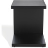 image:imageSAFAVIEH Couture Collection  Tawney Black Accent Table CShaped Side Table Modern Minimalist Design SFV1317ABlack