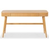 image:imageSAFAVIEH Couture Collection Barnett Natural Brown 1Drawer Computer Table Office Writing Desk