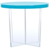 image:imageSAFAVIEH Couture Collection Edwards Turquoise Acrylic Accent TableTurquoise