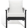 image:imageSAFAVIEH Couture Collection Emmalee WalnutNatural Cord Back Accent ChairBlackNatural