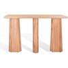 image:imageSAFAVIEH Couture Collection Ryllae Natural Solid Wood Console TableNatural