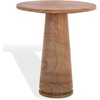 image:imageSAFAVIEH Furniture  Valentia Tall Marble Accent Table  Brown  Marble Top  Glam Stone Pedestal Design  Ideal for Living Room Entryway Dining Room 205 W x 205 D x 235 H SFV9703G