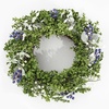 image:imageSAFAVIEH Home Collection Faux Artificial 24inch Boxwood amp Berry Decorative Wreath