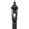 image:imageSAFAVIEH Lighting Collection Braden Black Metal Light Fixture Outdoor Wall Sconce LED Bulb Included