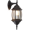 image:imageSAFAVIEH Lighting Collection Grazia OilRubbed Bronze Outdoor Sconce Set of 2 Light Fixture LED Bulbs Included