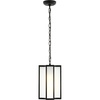 image:imageSAFAVIEH Lighting Collection Hyla Black Extendable Outdoor Pendant