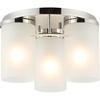 image:imageSAFAVIEH Lighting Collection Jeffra Nickel Flush Mount LED Bulbs IncludedNickle
