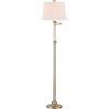 image:imageSAFAVIEH Lighting Collection Nadia Traditional Farmhouse Swivel Swing Arm Gold 64inch Adjustable Height Living Room Bedroom Home Office Standing Floor Lamp LED Bulb Included
