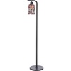 image:imageSAFAVIEH Lighting Collection Nezara 58inch Black amp Brown Tortoise Glass Shade Reading Floor LampBlackBrown Tortoise