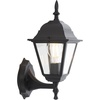 image:imageSAFAVIEH Lighting Collection Rhion Black Outdoor Wall Sconce Set of 2 Light Fixture LED Bulbs Included