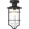 image:imageSAFAVIEH Lighting Collection Rueda Bronze Outdoor Flush Mount LED Bulb Included