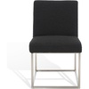 image:imageSafavieh Home Collection Jenette Hemingway Black Velvet Side ChairBlackSilver Boucle