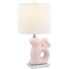image:imageSafavieh Kids Lighting Collection Ruby Rabbit Grey Ceramic 19inch Bedroom Living Room Home Office Desk Nightstand Table Lamp LED Bulb IncludedPink