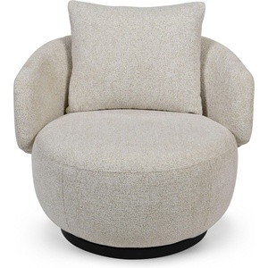 image:imageSAFAVIEH Couture  Hannalisa Swivel Accent Chair  Light Brown Performance Fabric  Fully Assembled  Ideal for Living Room Bedroom 165 Seat Height SFV2408ATaupe