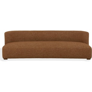 image:imageSAFAVIEH Couture  Kellibriana Chenille Sofa  Brown Chenille amp Walnut Wood Legs  Fully Assembled  Ideal for Living Room Family Room 905 W x 393 D x 287 H SFV7521BBrownWalnut