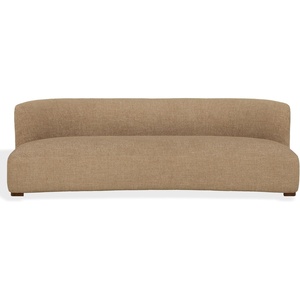 image:imageSAFAVIEH Couture  Kellibriana Chenille Sofa  Brown Chenille amp Walnut Wood Legs  Fully Assembled  Ideal for Living Room Family Room 905 W x 393 D x 287 H SFV7521BTanWalnut
