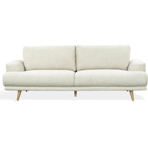 image:imageSAFAVIEH Couture  Nikolai Sofa  MidCentury Modern Style  Taupe Chenille Upholstery  Ideal for Living Room Family Room 894 W x 37 D x 346 H SFV6122ATaupe