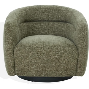 image:imageSAFAVIEH Couture Collection  Kellybryn Olive Green Chenille Swivel Accent Chair Fully Assembled Upholstered Lounge Chair SFV4883COlive Green