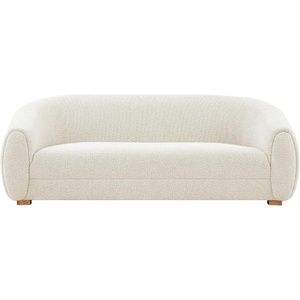 image:imageSAFAVIEH Couture Collection Emiliana Contemporary Ivory Boucle Sofa Fully Assembled