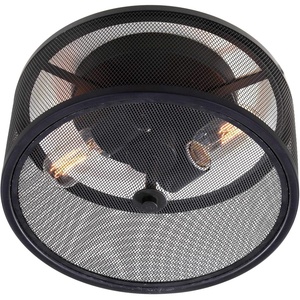 image:imageSAFAVIEH FLU4006A Collection Albina Mount Flush Light Black