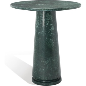 image:imageSAFAVIEH Furniture  Valentia Tall Marble Accent Table  Green  Marble Top  Glam Stone Pedestal Design  Ideal for Living Room Entryway Dining Room 205 W x 205 D x 235 H SFV9703CGreen