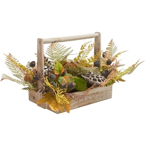 image:imageSAFAVIEH Home Collection 15inch Decorative Artificial Moss Pumpkin Fully AssembledMulti Color