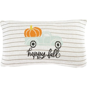 image:imageSAFAVIEH Home Collection Pumpkin Truck Stripe Beige Cotton 12 x 20inch Rectangle Decorative Accent Insert Throw Pillow