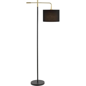 image:imageSAFAVIEH Home Collection Thera BlackBrass Gold 66inch Arched Floor Lamp LED Bulb Included