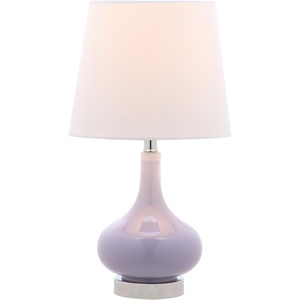 image:imageSAFAVIEH Lighting  Amy Mini 175Inch Kids Table Lamp  Pink  Playful Gourd Silhouette Design  Ideal for Kids Room Nursery Bedroom  LED Bulb Included KID4087PPurple
