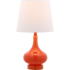 image:imageSAFAVIEH Lighting  Amy Mini 175Inch Kids Table Lamp  Pink  Playful Gourd Silhouette Design  Ideal for Kids Room Nursery Bedroom  LED Bulb Included KID4087POrange