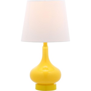 image:imageSAFAVIEH Lighting  Amy Mini 175Inch Kids Table Lamp  Pink  Playful Gourd Silhouette Design  Ideal for Kids Room Nursery Bedroom  LED Bulb Included KID4087PYellow