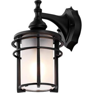 image:imageSAFAVIEH Lighting Collection Adisyn Black Outdoor Wall Sconce Set of 2