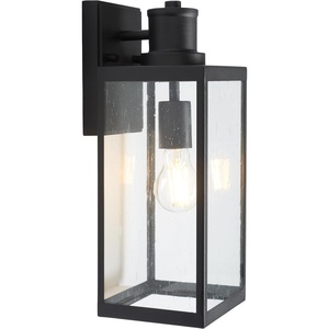image:imageSAFAVIEH Lighting Collection Agni Black Outdoor Wall Sconce Set of 2 Light Fixture LED Bulbs Included