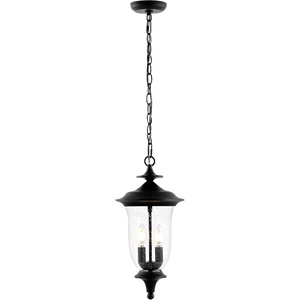 image:imageSAFAVIEH Lighting Collection Dowell Black 2Light Extendable Outdoor Pendant